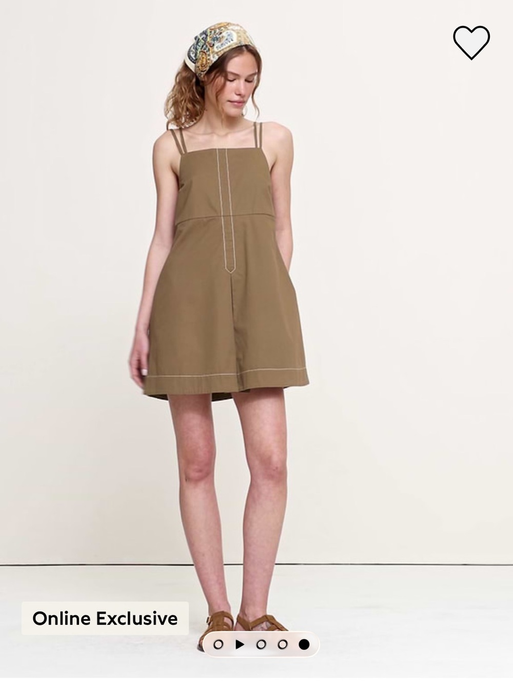 NWT Banana Republic Cotton Twill Mini Dress